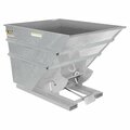 Vestil Heavy Duty Self-Dump Hopper 3 Cubic Yard 6000 lb Galvanize D-300-HD-GAL